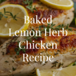 Baked Lemon Herb Chicken Recipe