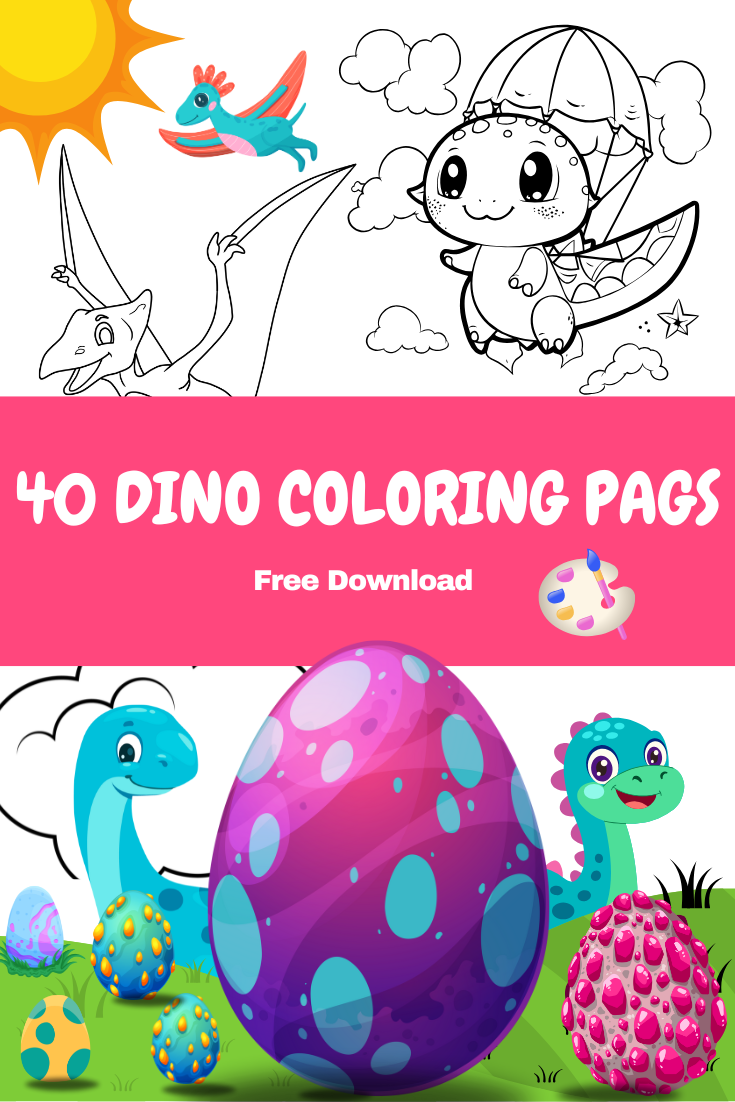 Dino Coloring Pages