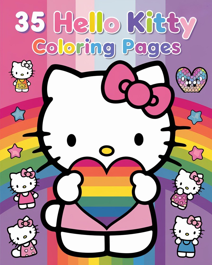 Hello Kitty Coloring Pages