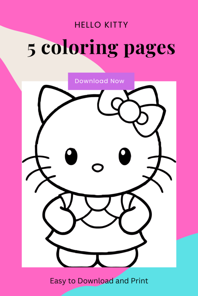 Hello Kitty Coloring Pages