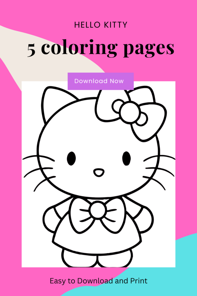 Hello kitty Coloring Page