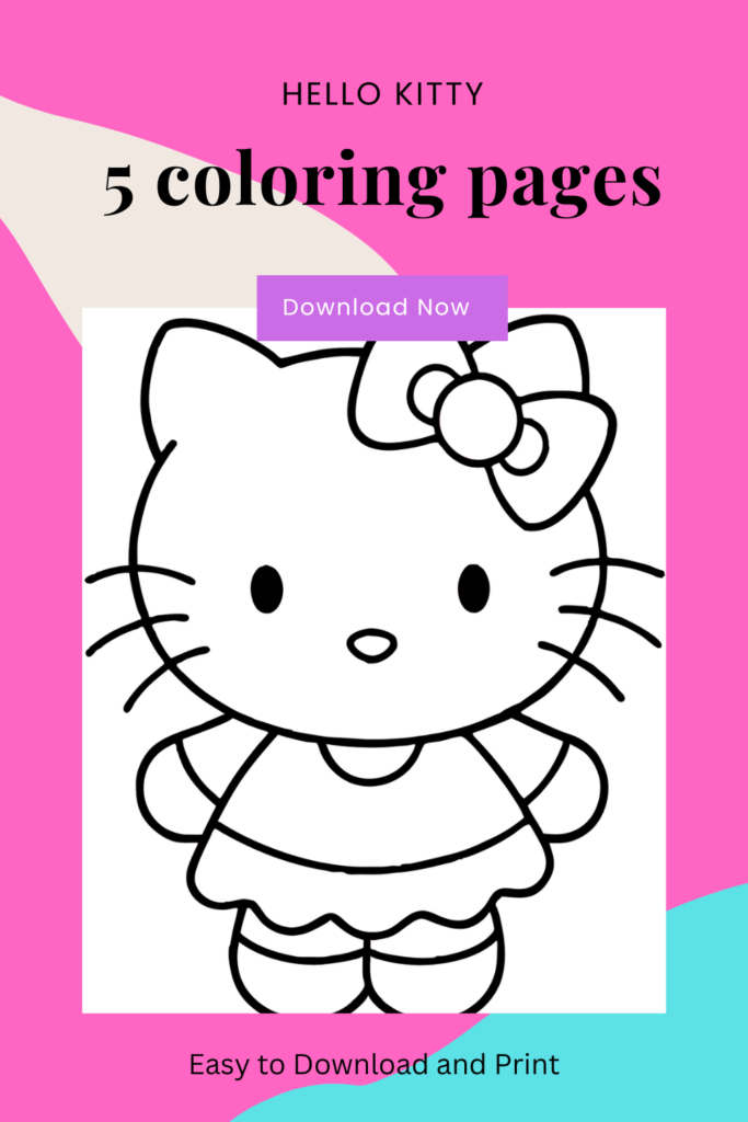 Hello kitty Coloring Pages