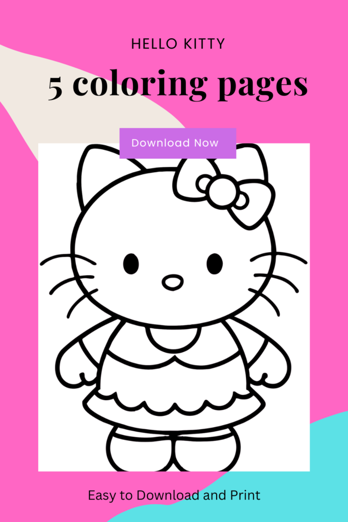 Hello Kitty Coloring Pages