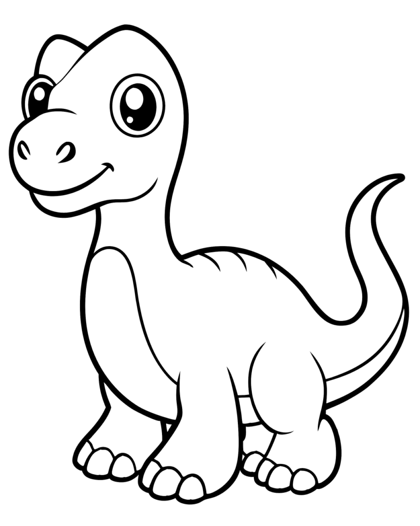 Dinosaur coloring page