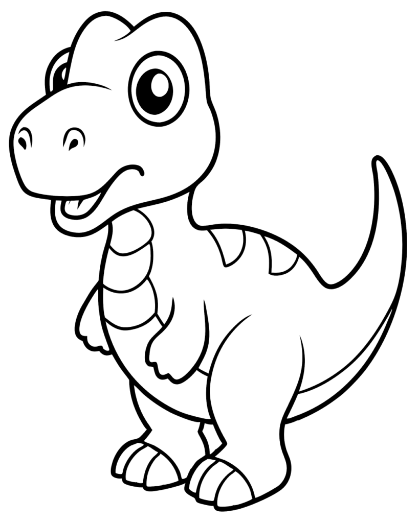 Dinosaur coloring pages