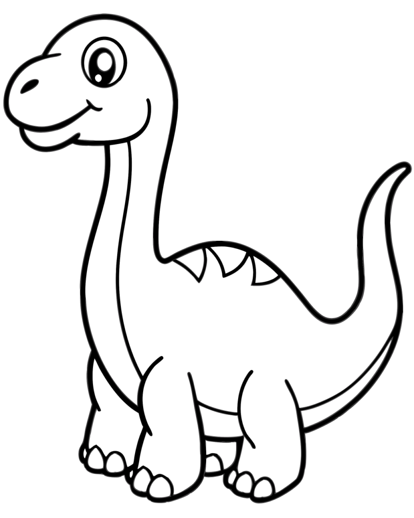 Dinosaur coloring page