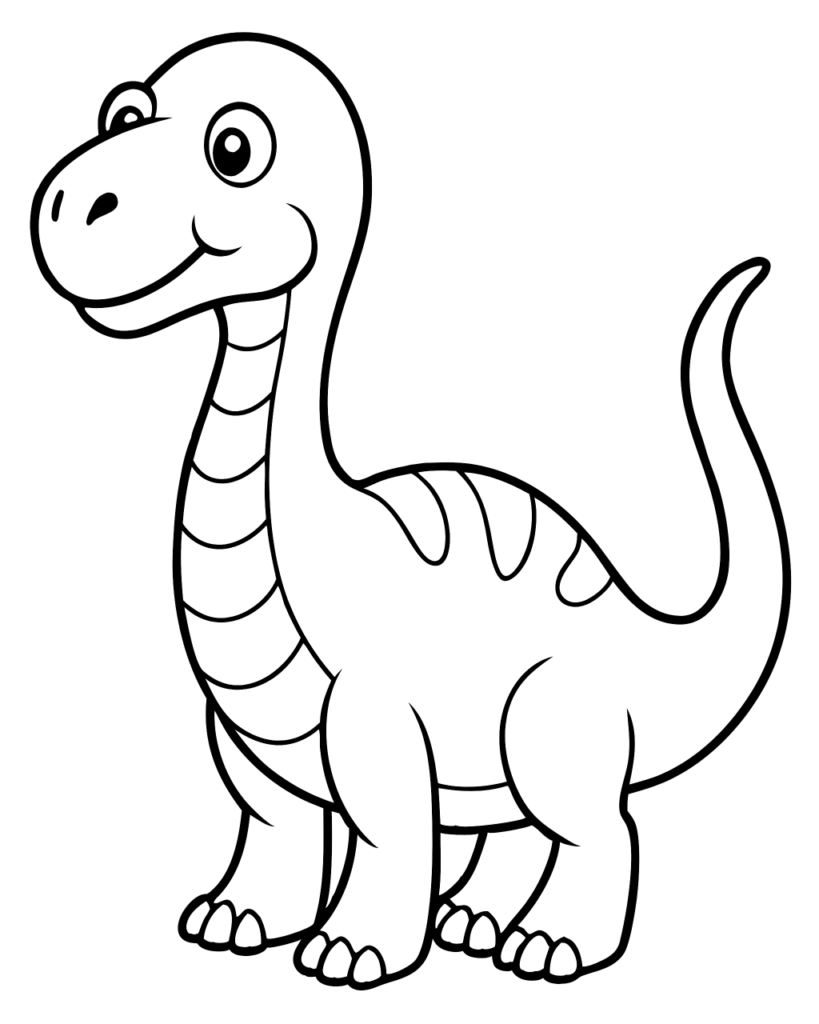 Dinosaur coloring page