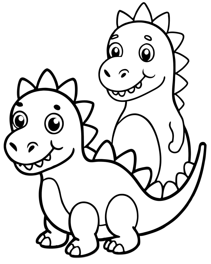 Dinosaur  coloring page 