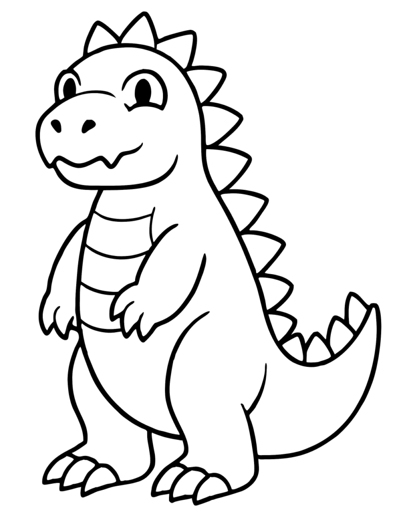 Dinosaur coloring pages 