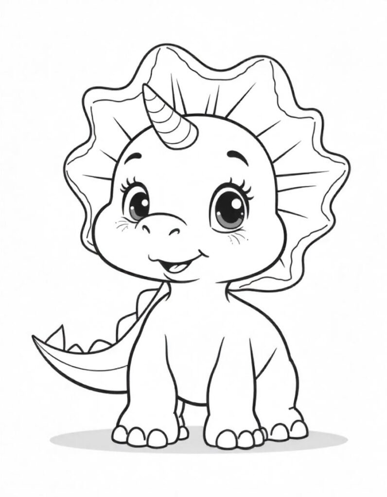 Dinosaur  coloring page 