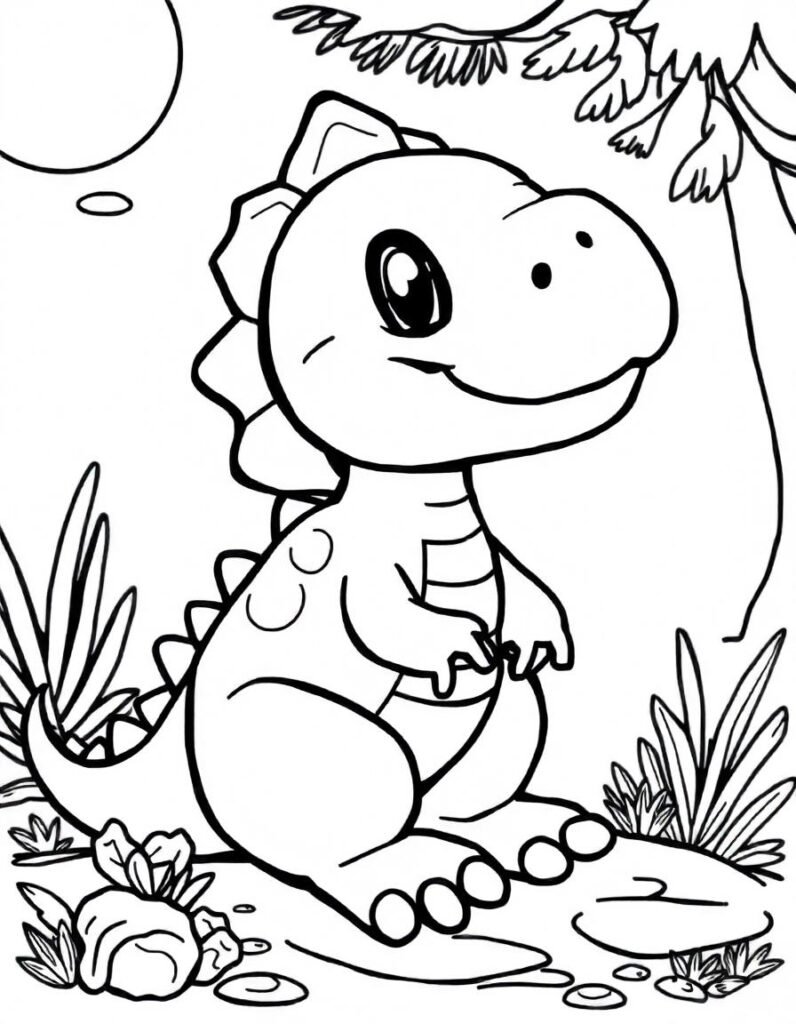 Dinosaur  ColoColoring pages 