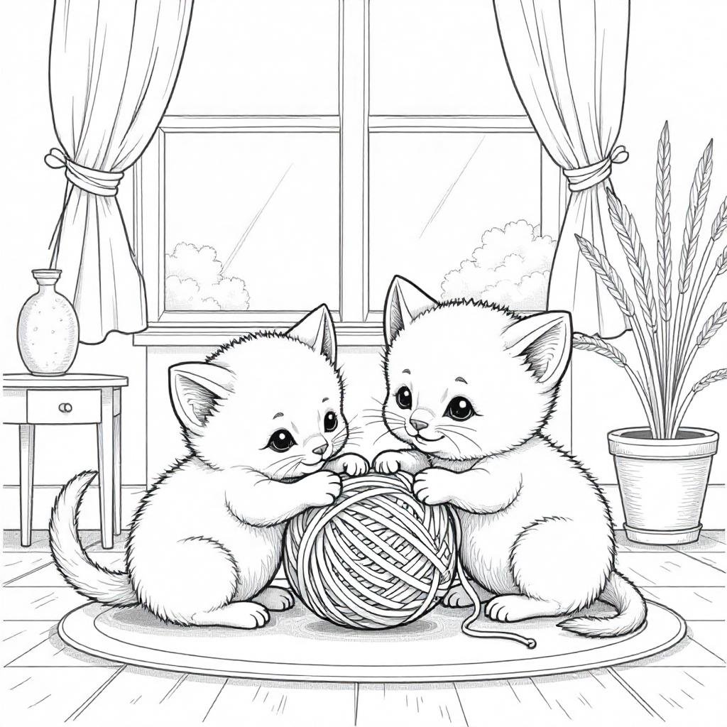 Cozy Coloring Pages